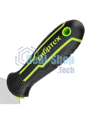 Шпательная лопатка из нержавеющей стали Сибртех 150 мм, двухкомпонентная рукоятка