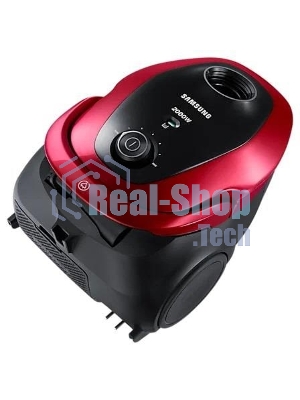 Пылесос Samsung VC20M253AWR красный, 460/2000 Вт, уборка сухая, пылесборник мешок 2.5 л