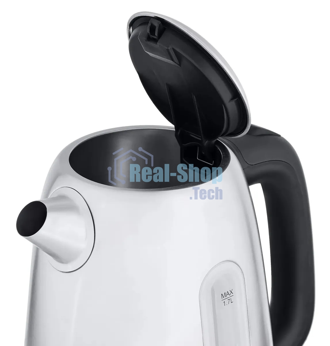 Чайник электрический Starwind SKS3210 1.7л. 2200Вт серебристый (корпус: металл)