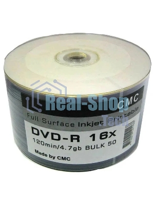 Диски CMC DVD-R 4,7 Gb 16x Bulk/50 Full Ink Print