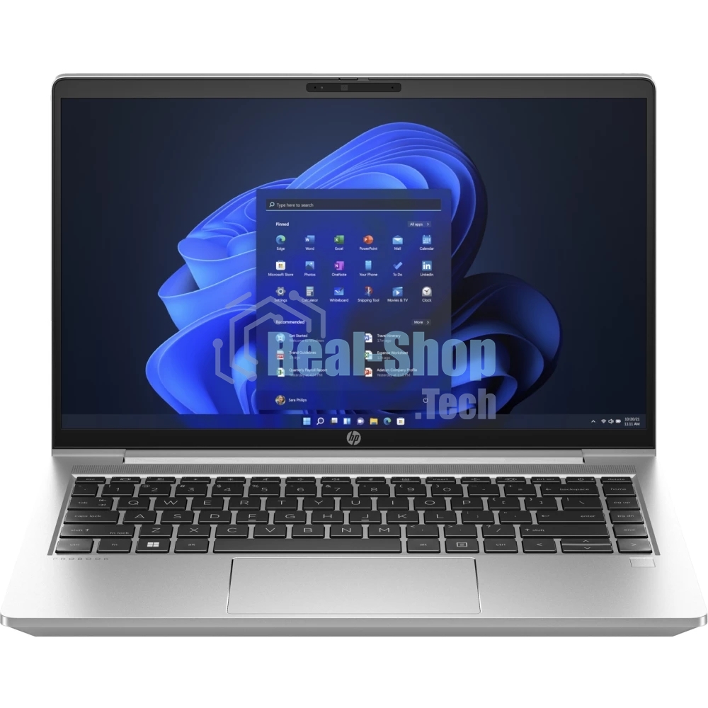 Ноутбук HP ProBook 440 G10 серебристый 14 FHD IPS 250 nits/i7-1355U/8Gb (1x8Gb)/SSD 512G/Pike Silver Aluminum/F