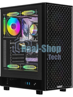 Компьютерный корпус Aerocool/Formula MANA DYNAMIC черный без БП ATX 6x120мм 2xUSB 3.0 1xUSB3.1 audio bott PSU