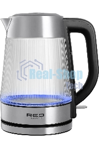 Чайник электрический Red Solution G121 1.8 л, 2200 Вт, черный/серебристый