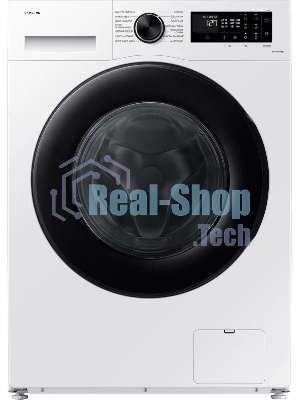 Стиральная машина Samsung WW11CGC04CAELP белый/черный, загрузка фронтальная 11кг, 1400 об/мин, класс: A