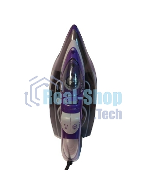 Утюг JVC JRI02 фиолетовый/черный, 2400 Вт, 20 г/мин, 120 г/мин, 400 мл
