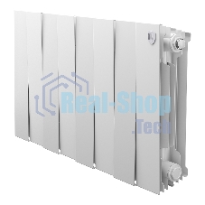 Радиатор биметаллический Royal Thermo PianoForte 300 белый - 8 секц.