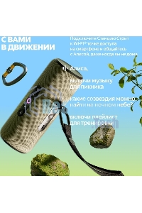 Умная колонка Яндекс Станция Стрит с Алисой, портативная, модель YNDX-00030VIO (фиолетовый)