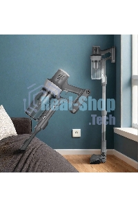 Вертикальный пылесос Kitfort КТ-5341 230Вт серый/белый