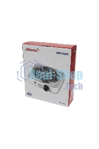 Плита настольная электрическая Atlanta ATH-1734 белый, одноконфорочная