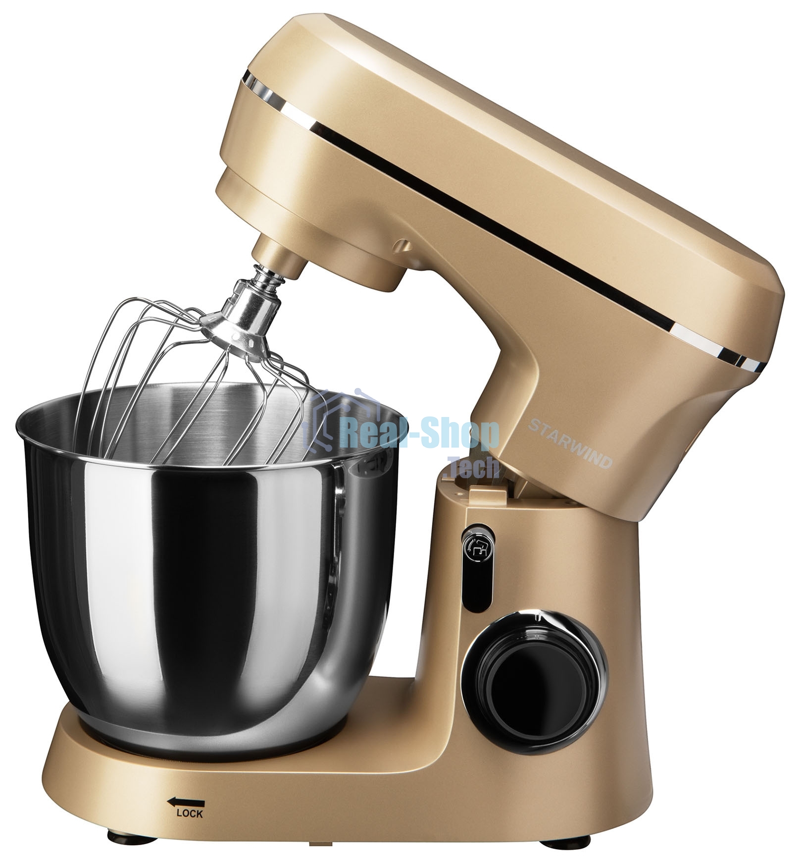 Миксер планетарный Starwind SPM6163 1300Вт золотистый