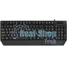 Клавиатура проводная игровая Qumo Twins K68, с двумя накладками разного цвета, проводная, 104 клавиши, кнопка FN, встроенная радужная подсветка