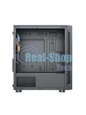 Компьютерный корпус ACD Citadel 104 ATX, черный, USB 3.0x1+USB 2.0x2+HD audio,3x12см F1 ARGb fans at front(Slave fans),1x12см F1 ARGb fan at rear (Master fan)