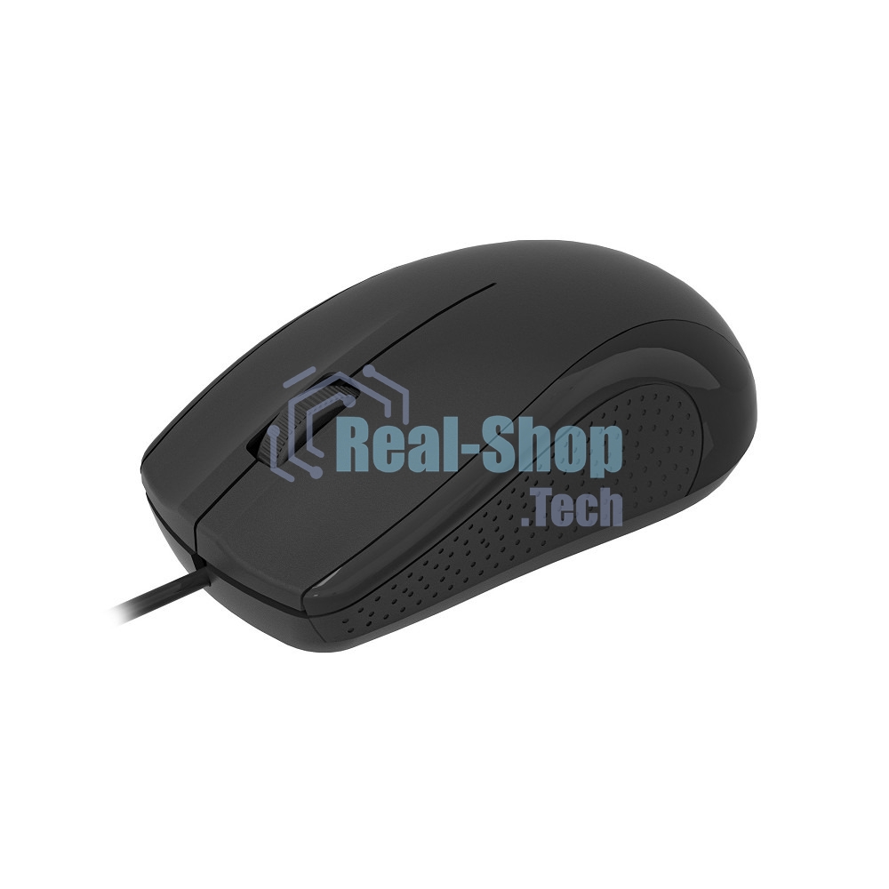 Мышь проводная CBR CM 107 черный, 1000 dpi, USB, кнопки - 3