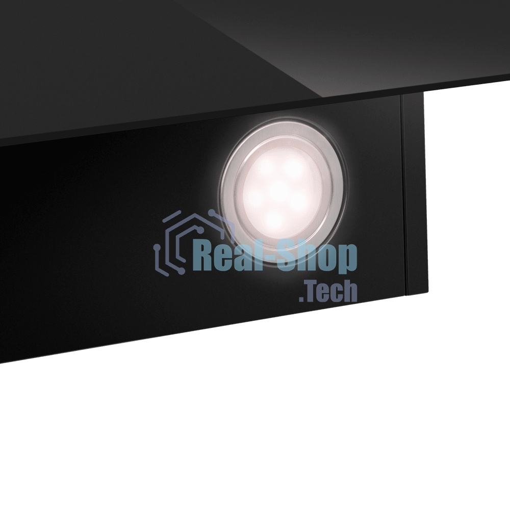 Вытяжка наклонная Maunfeld Tower 90 черный, 90 см, 700 куб. м/ч, 66 дБ