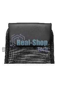 Кресло руководителя Бюрократ CH-607BS черный, сетка/ткань, крестов. металл хром