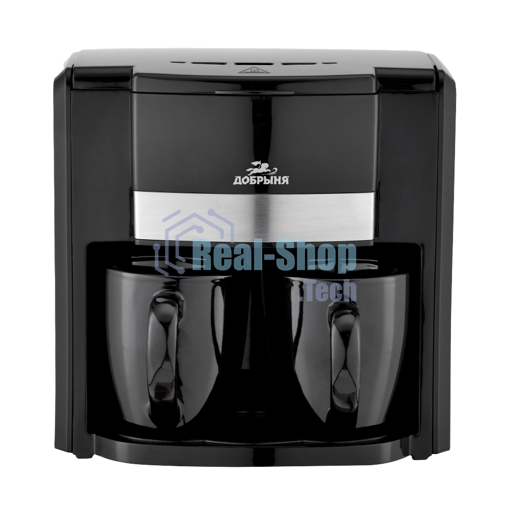 Кофеварка эл. капелн Добрыня DO-3604 (0,3л, 500Вт) 2кружки x6