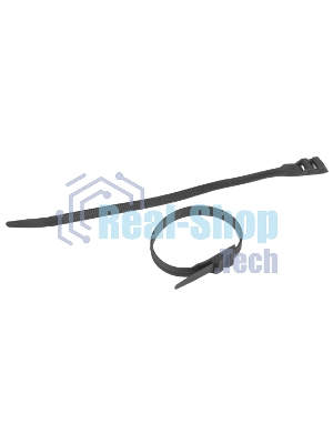 Хомут кабельный для СИП 9.0х360 с горизонт. замком NO-224-594 черный (уп. 100 шт) Эра