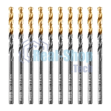 Сверло по металлу Denzel 3,8 мм, HSS-Tin, Golden Tip, 10 шт.