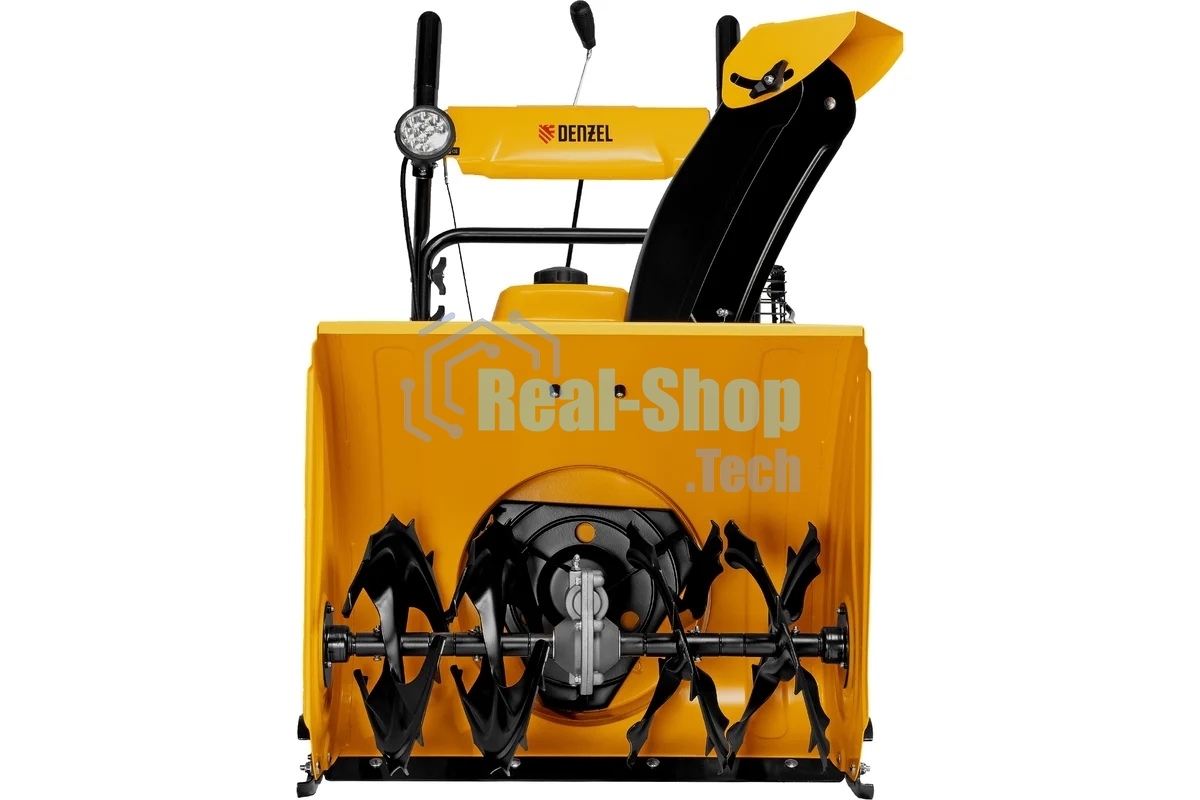 Бензиновая снегоуборочная машина Denzel SBM 610, 212cc, ручной старт, фара