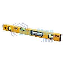 Строительный уровень Deli DL290500 500мм Алюминиевый сплав. Мягкая резина на обоих концах. Магнит для удобства эксплуатации. Измерение под углом 45°.