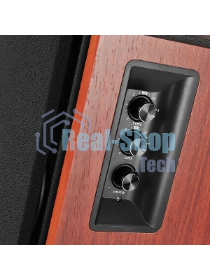 Колонки Edifier R1700 ВТ 2.0 Активные, 2 x 33W RMS, 85 дБА, дерево, беспроводной пульт ДУ