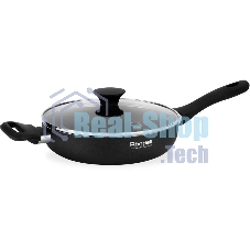 Сотейник Rondell Infinity RDA-574, 24 см, с крышкой, черный