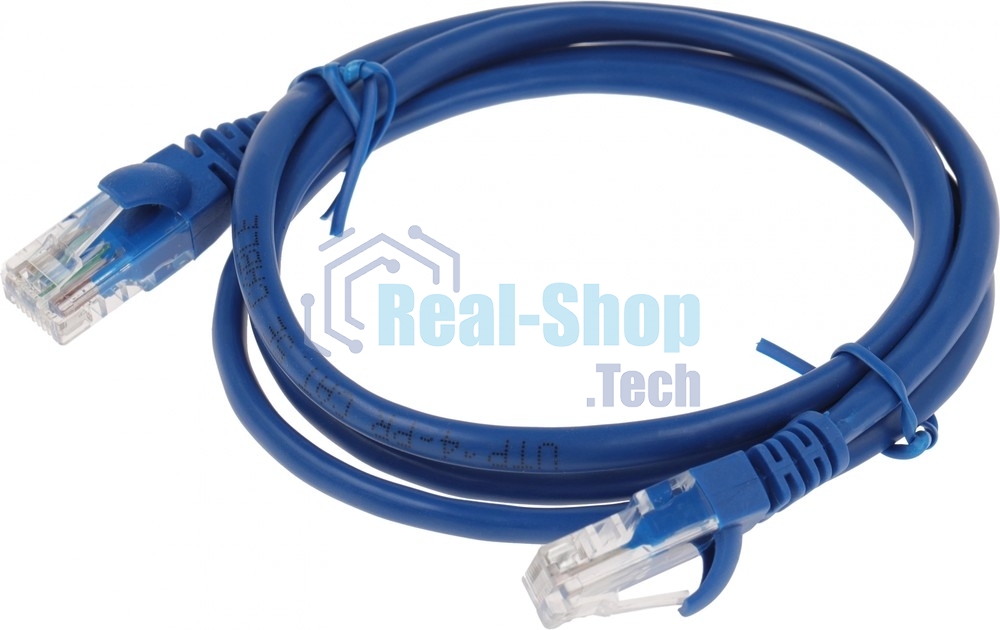 Патч-корд Premier PP12-1M/B 1000Гбит/с UTP 4 пары cat.5E CCA molded 1м синий RJ-45 (m)-RJ-45 (m)