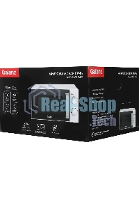 Микроволновая печь Galanz MOS-2401FMW белый, 20 л, 800 Вт, поворотный механизм