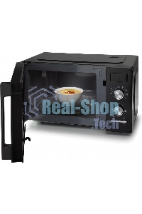 Микроволновая печь Gorenje MO20A3BH черный, 20 л, 800 Вт, переключатели - поворотный механизм/кнопки