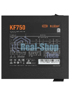 Блоки питания PCCooler KF750, 750W, APFC, 80+, 12cm Fan (P3-F750-W1H)