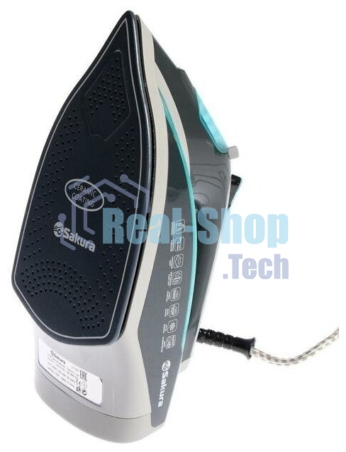 Утюг Sakura SA-3061CG Premium 2600Вт керам.подошва автооткл пар.увлажнение самоочист