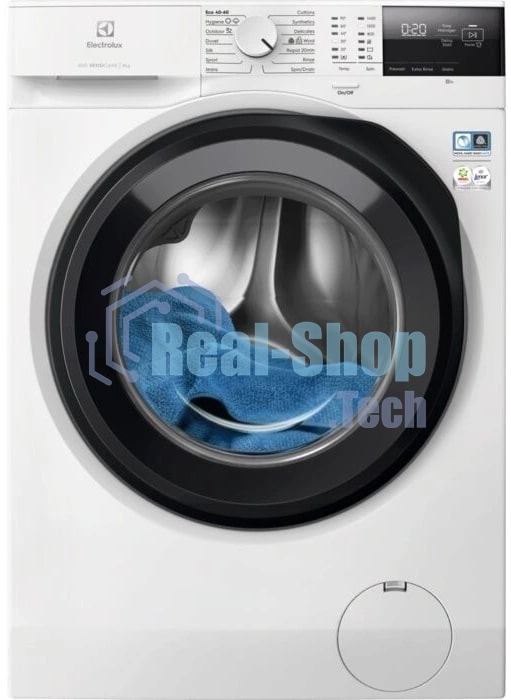 Стиральная машина Electrolux EW6F2492E белая, загрузка фронтальная 9кг, 1400 об/мин., класс: A