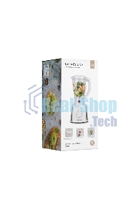 Блендер стационарный Galaxy Line GL 2162, белый, стационарный, 700 Вт, четырехлопастный нож, 4 скорости, импульсный режим