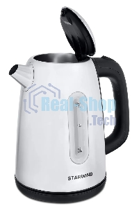 Чайник электрический Starwind SKS3210 1.7л. 2200Вт серебристый (корпус: металл)