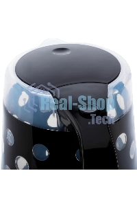 Чайник электрический Hyundai HYK-G2012 1.7л. 2200Вт черный/прозрачный (корпус: пластик)