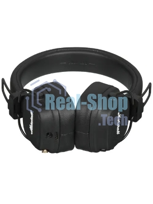 Беспроводные/проводные наушники Marshall Major V черный, накладные, Bluetooth + проводной, беспроводная зарядка, до 100 ч