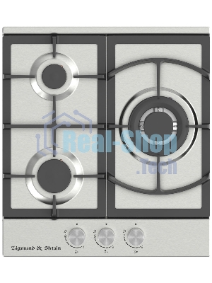 Газовая варочная панель Zigmund & Shtain G 14.4 S независимая, нержавеющая сталь