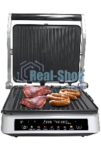 Гриль электрический Zigmund & Shtain ZEG-940 стальной, 2000 Вт