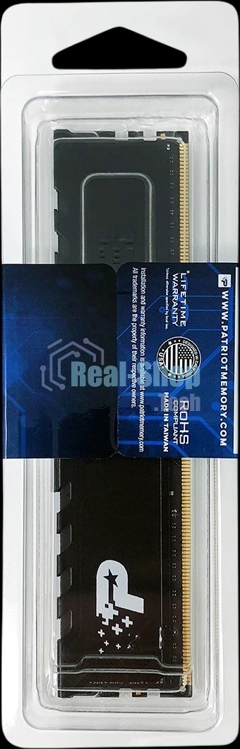Оперативная память Patriot Memory 8GB DDR4 2666MHz RTL PC4-21300 CL19 DIMM 288-pin 1.2В single rank с радиатором Ret