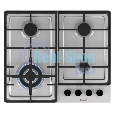 Газовая варочная поверхность Haier HHQ-M64CTX, 4 конфорки, нержавеющая сталь, 8300 Вт