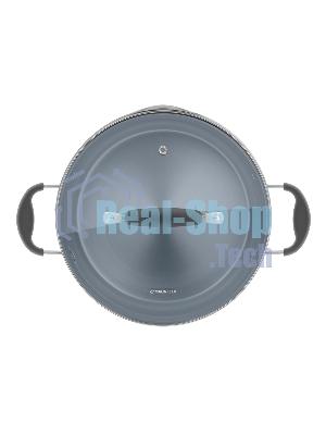 Кастрюля Maunfeld LAURA MCS56S08GR из нержавеющей стали со стеклянной крышкой, 24 см, 5,6 л.