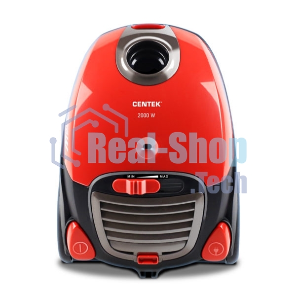 Пылесос Centek CT-2511 красный, 400/2000 Вт, уборка сухая, пылесборник мешок, 2 л