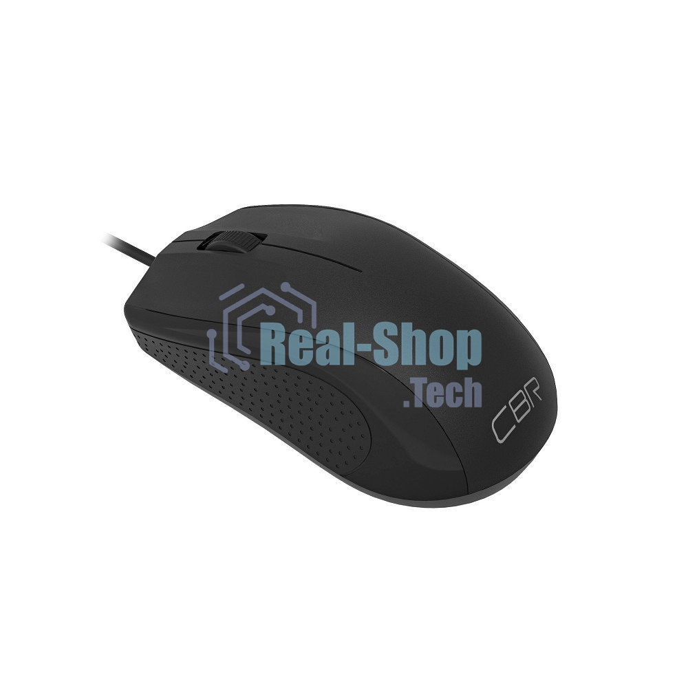 Мышь проводная CBR CM 107 черный, 1000 dpi, USB, кнопки - 3
