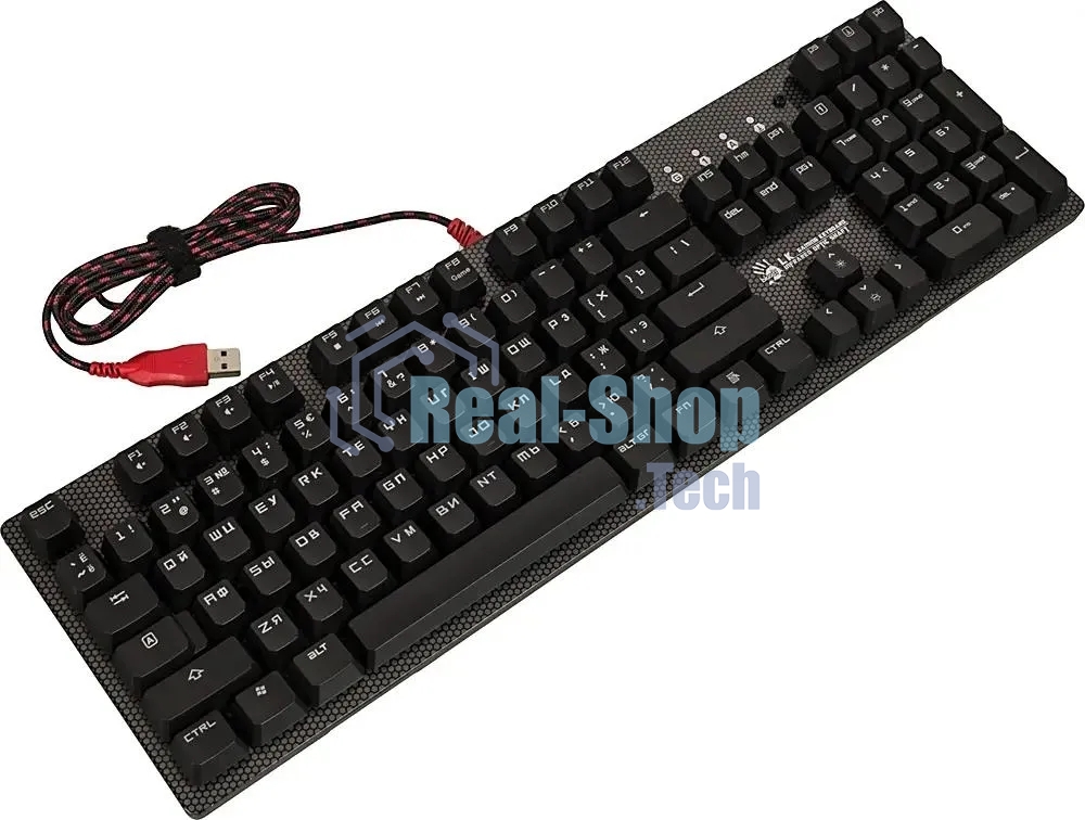 Клавиатура проводная A4Tech Bloody B810R NetBee USB черный