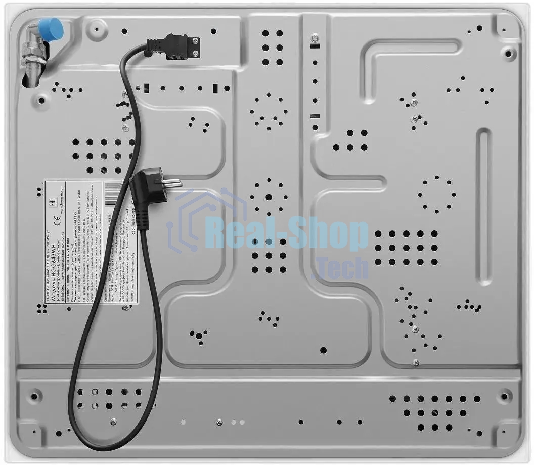 Газовая варочная панель HOMSair HGG641EWH независимая, белый