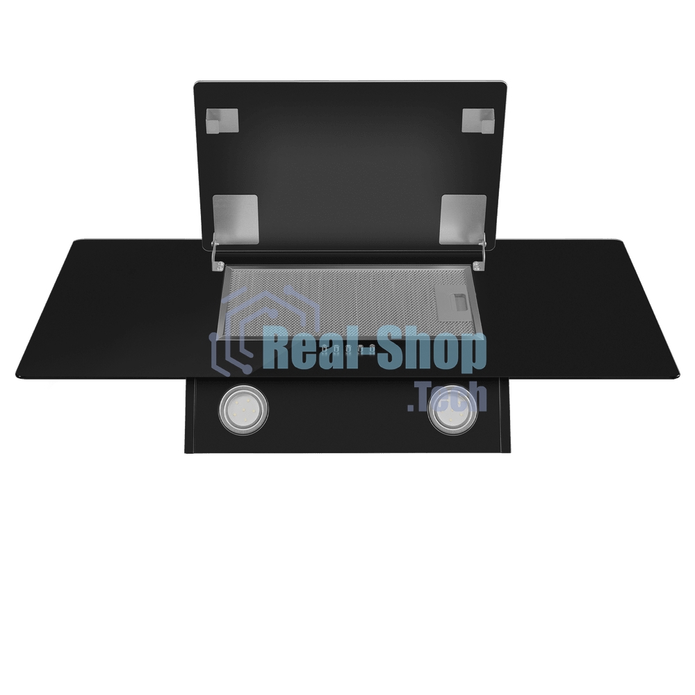 Вытяжка наклонная Maunfeld Tower 90 черный, 90 см, 700 куб. м/ч, 66 дБ