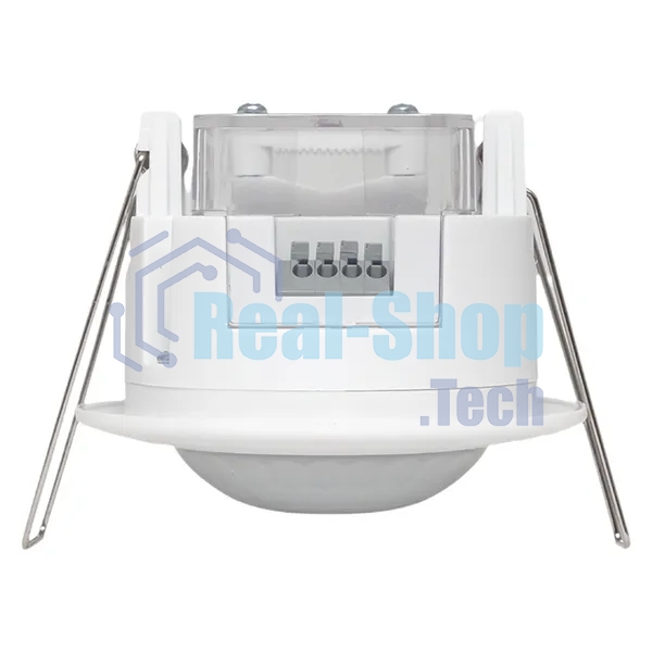 Датчик движения EKF dd-ms-100 (ИК) MS-100 (ДД) встраив. 1200 Вт 360 град. до 6 м IP20