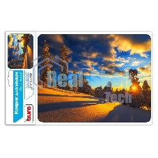 Коврик для мыши BURO BU-M10053 пластиковый, закат, 230 х 180 х 2 мм