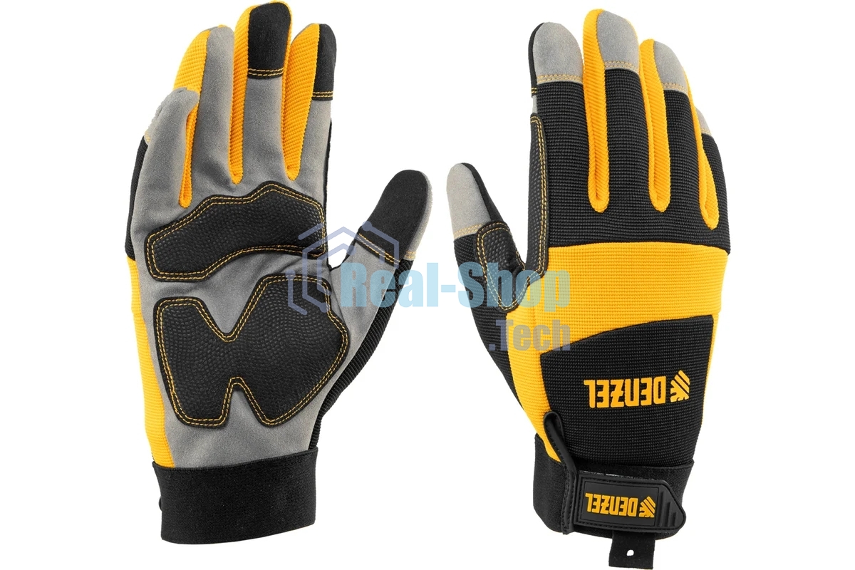 Перчатки универсальные Denzel 67991 усиленные, размер 10