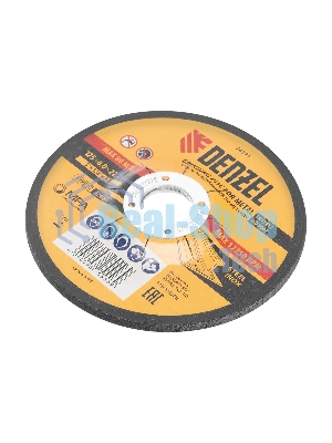 Круг шлифовальный по металлу Denzel A24QBF 125 х 6,0 х 22,2 мм